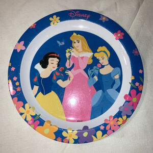 Disney Princess Plate 9” Blue